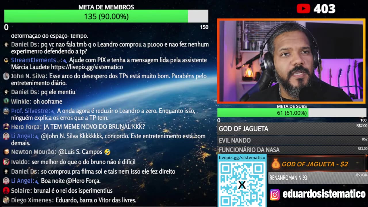 Sistemático Lives - cjuYHiGrSVk - BRUNAL DESCEU A LENHA NO LEANDRO AGORA A TRETA ESTÁ EM OUTRO NÍVEL