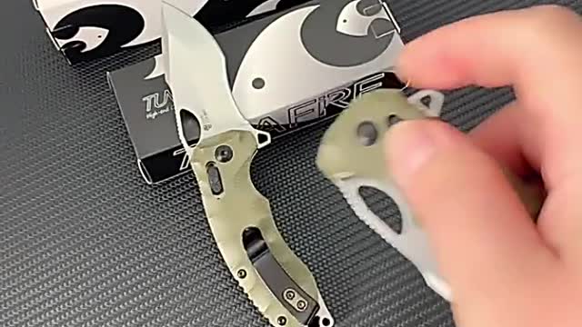 120PCS High Hardness Survival Folding Knife Stainless Steel Pocket Bearing Structure Camping Knife