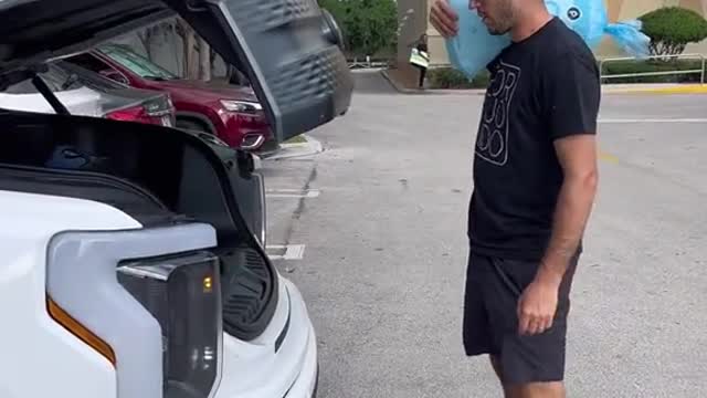 When your truck has a cooler in the front