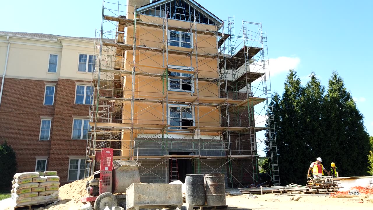 Siding Installation at Westminster Canterbury's North Tower, Richmond - By Emerald Construction