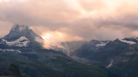 Sunset at the Matterhorn