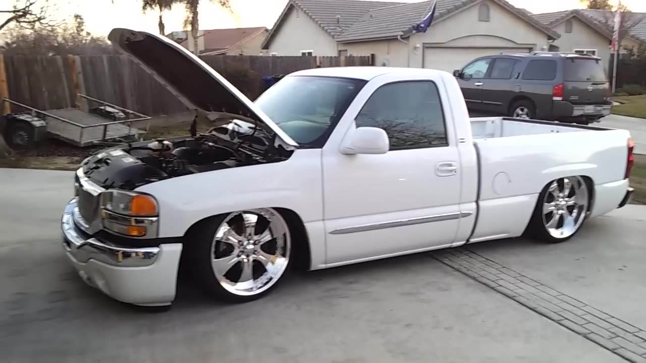 05 GMC Sierra Bagged with KP components uncut part 3