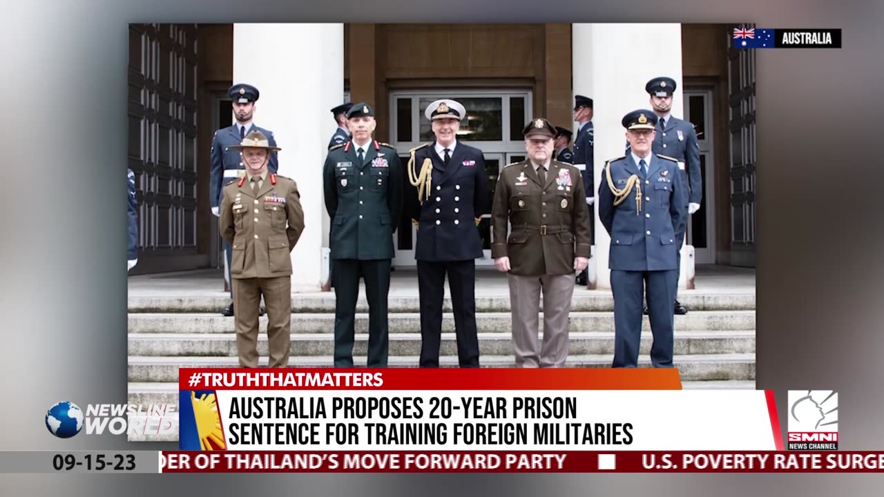 Australia proposes 20-year prison sentence for veterans training with foreign militaries