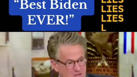 Liars on MSM insist Biden is the “best ever!”