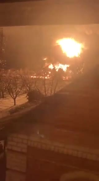 in Kharkiv the flames burned as bright as day