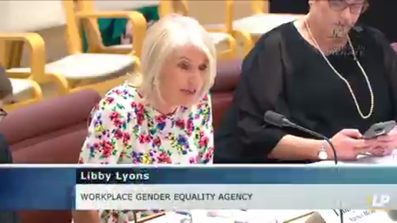 Gov officials are asked about their own statistics showing a gender pay gap in Australia.