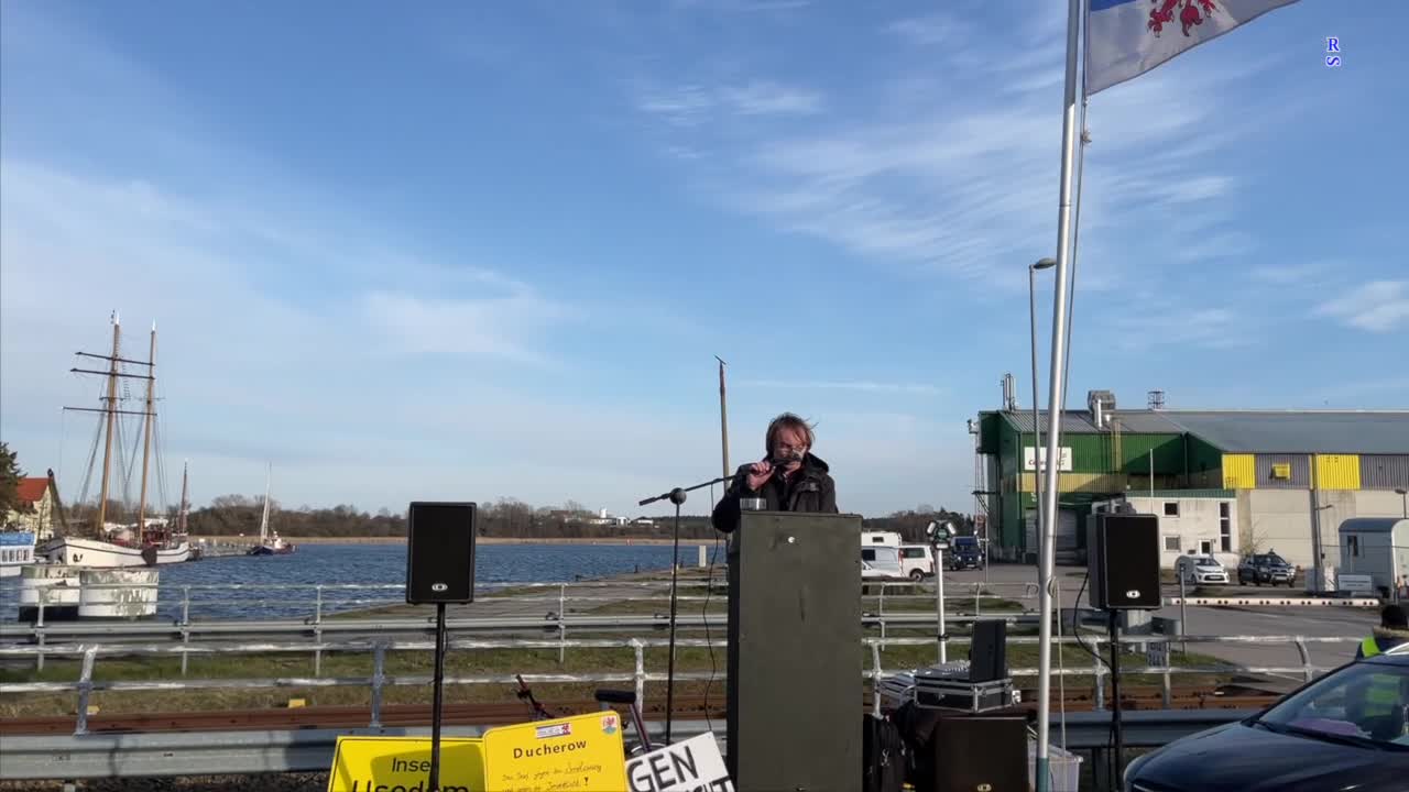 Wolgast - Redebeitrag von Andreas 12-04-2022