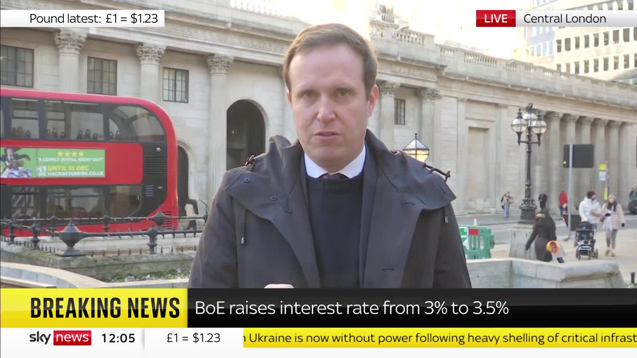 Interest rates Sky's Ed Conway reacts to interest rate rise