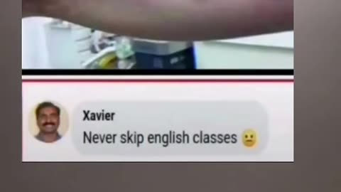 When you skip english classes 😂😂💔☠️