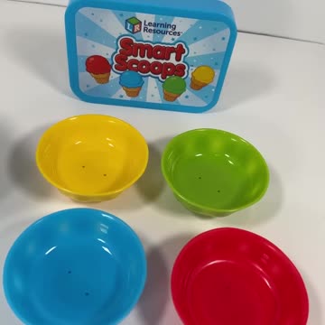 Color Sorting - Ice cream Toy - Scoops - Educational Videos for Kids