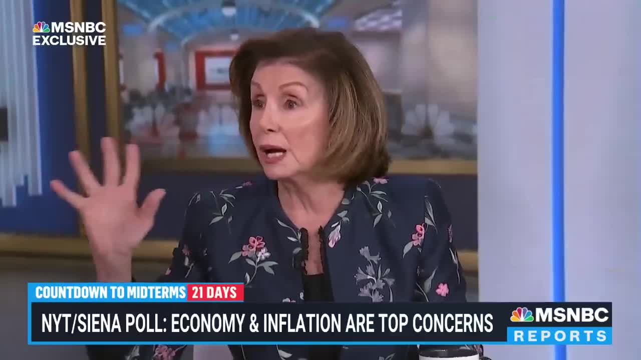 Speaker Nancy Pelosi: ‘Our Democracy Is At Stake’ In The 2022 Midterms