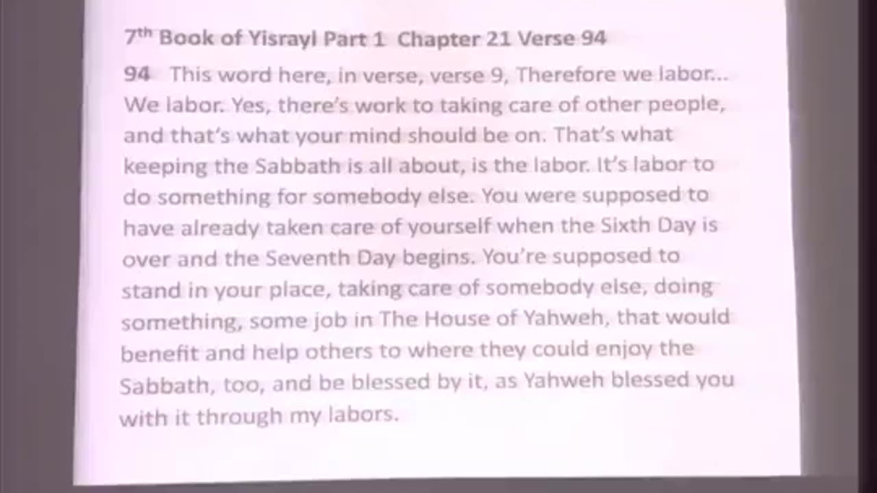 House of Yahweh Sabbath Services 3/9/2024