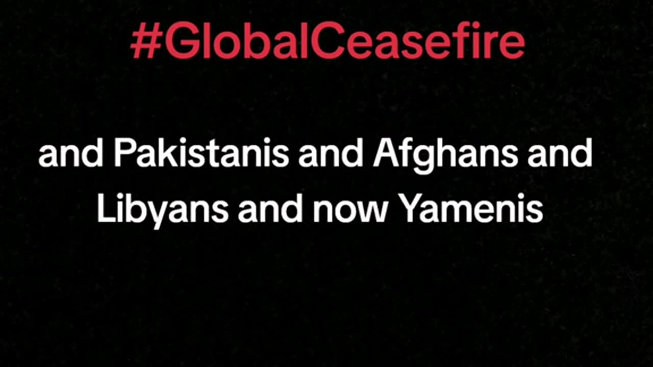 #GlobalCeasefire