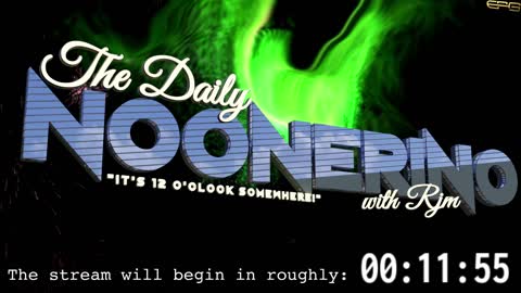 THe Daily Noonerino with Robert J. Vandrose