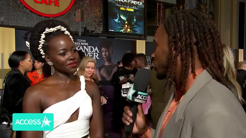 Lupita Nyong’o Remembers Chadwick Boseman at 'Black Panther Wakanda Forever' Premiere