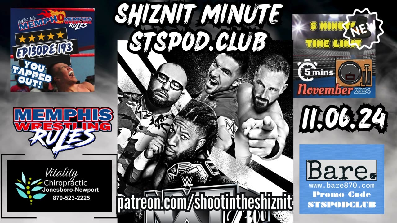 SHIZNIT MINUTE 11.06.24-BT TALKS NXT!