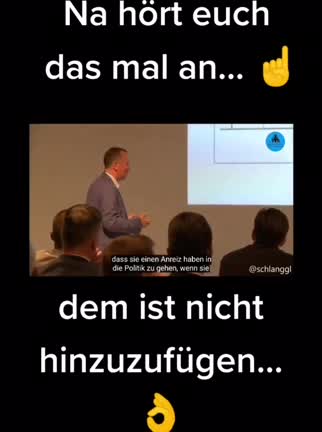 Was tummelt sich da eigentlich so in der Politik (Grüne, ....)?