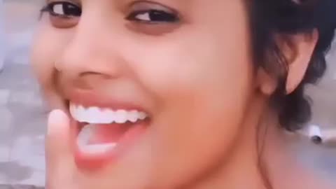 Beautiful smile and beautiful expression