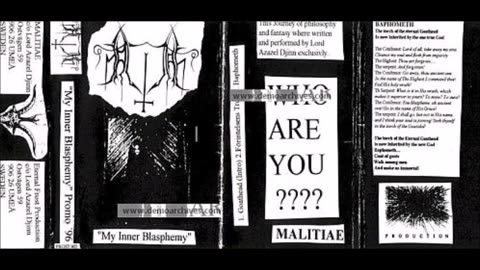 malitiae - (1996) – My Inner Blasphemy (demo)