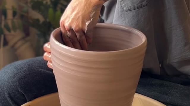 How’d i do #pottery #satisfying #asmr