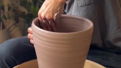 How’d i do #pottery #satisfying #asmr