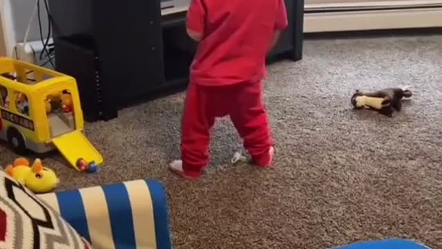 Baby dances