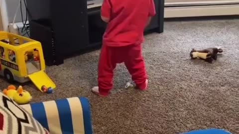 Baby dances