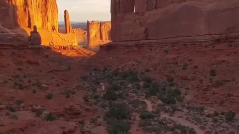 A fantastic sunrise in moab