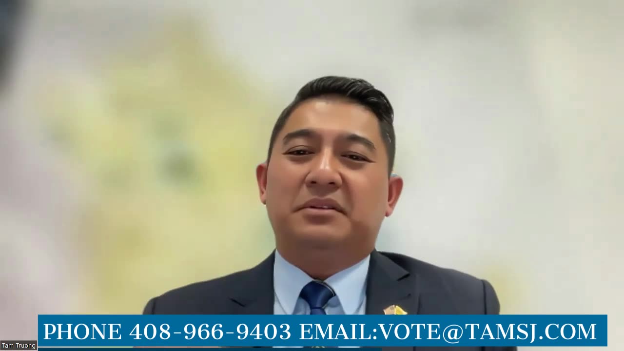 Tâm Trương Úng Cử Nghị Viên San Jose California Khu Vực 8.
