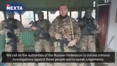 Chechen soldiers threatening to wage war against the Russians over Mosque construction