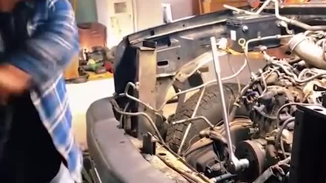 What if the crankshaft nut can't be removed?