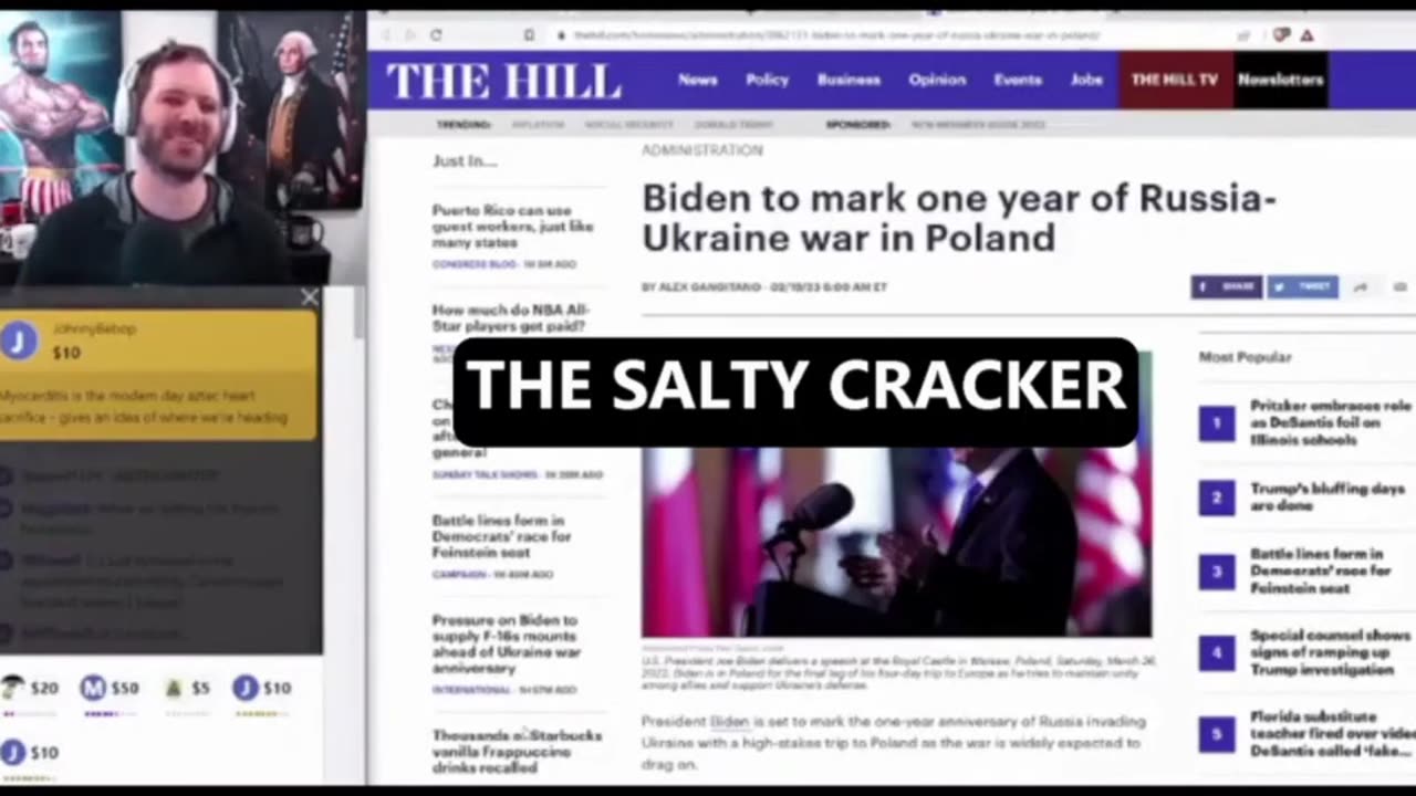 SALTY SNIPS 23 EVEN LEFTIES ARE GETTING SICK OF UKRAINE