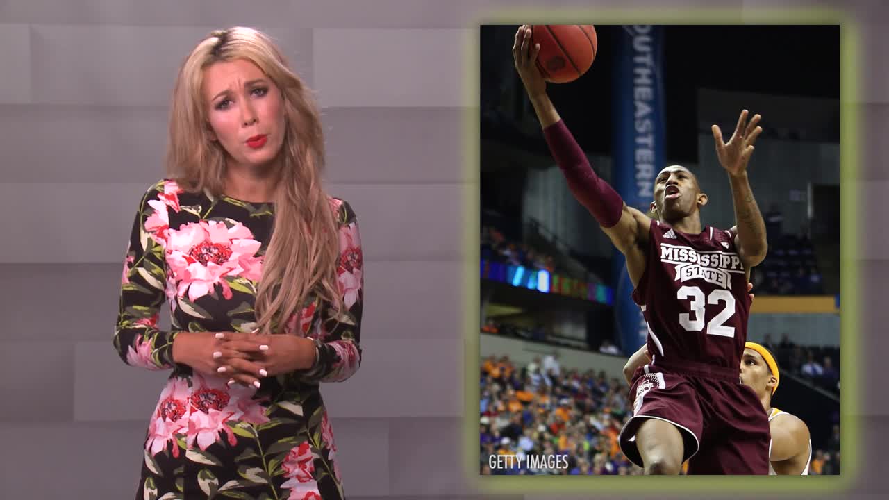 College Player Fails To Dunk Over A Pancake