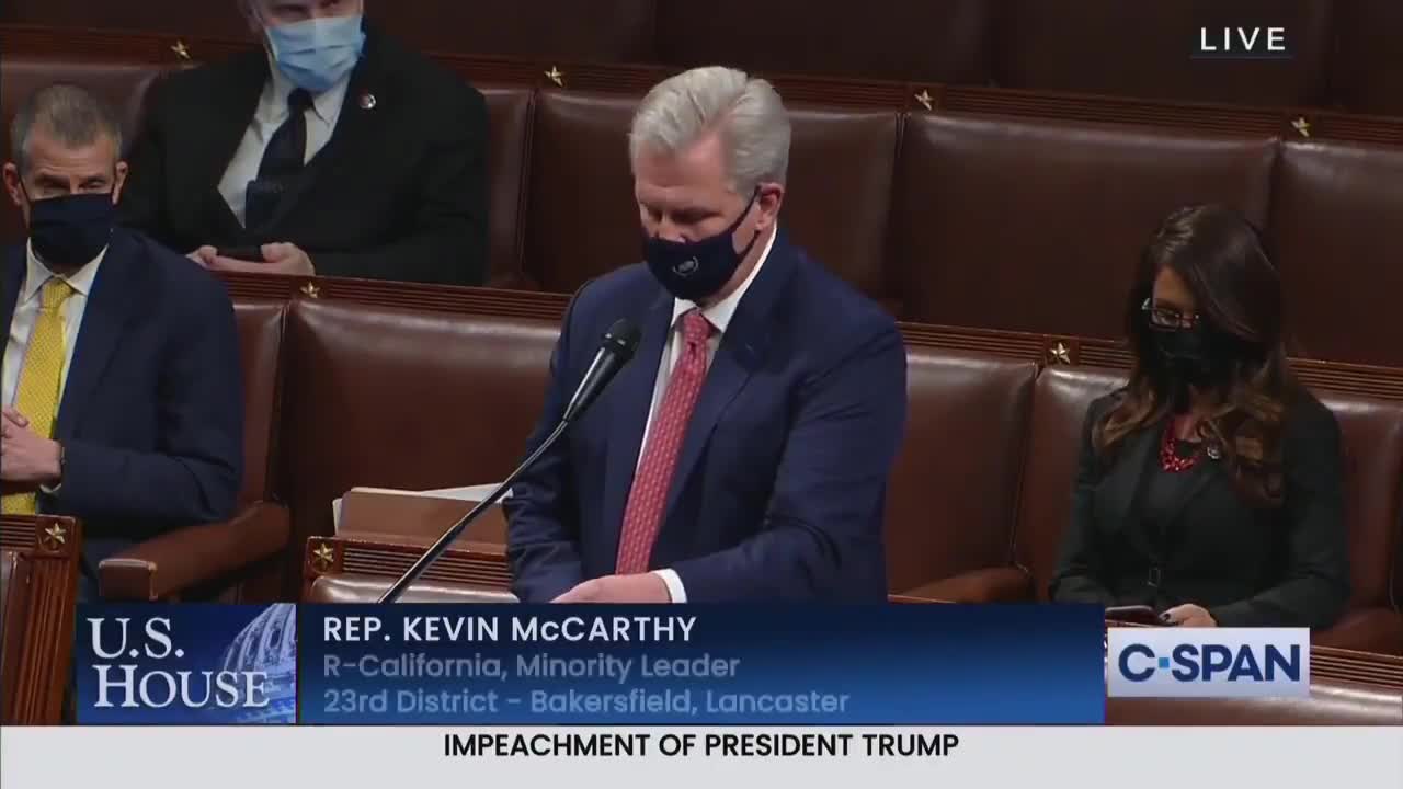 Flashback: McCarthy Said Trump ‘Bears Responsibility’ For January 6