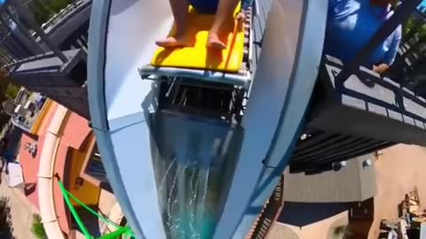 Aqua Skoot style water slide at Wild Water Adventure Park! #shorts