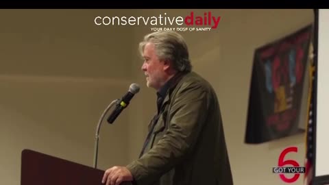 Conservative Daily - Steve Bannon Speaking EPIC!!