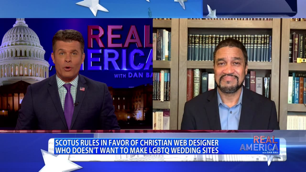 REAL AMERICA - Dan Ball W/ Darrell Scott, Pastor Weighs In On Religious Freedoms Rulings, 6/30/23