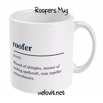 Roofers Mug By Welovit ❤️