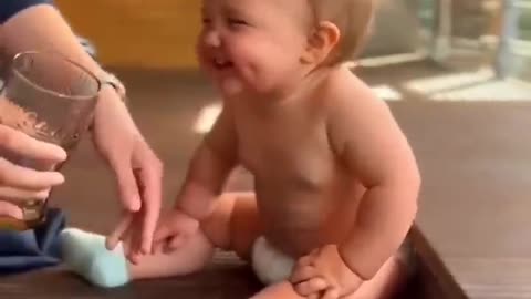 Cute baby surprised 🥰😂😚