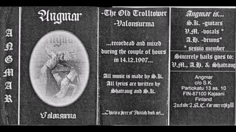 Angmar - (1997) - Valonsurma (demo)