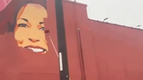 VP Harris Mural Gets Erased