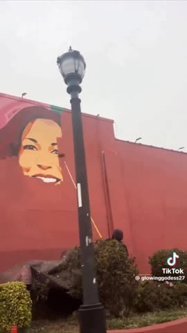 VP Harris Mural Gets Erased