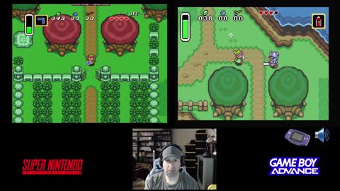 vs Let's Play: Legend of Zelda: A Link to the Past on SNES vs Game Boy Advance - Gameplay Comparison