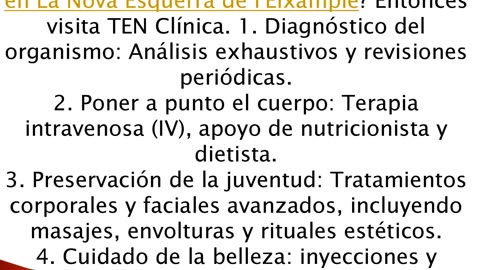 Consigue el mejor Tratamiento de Terapia IV en La Nova Esquerra de l'Eixample