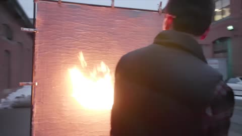 Flamethrower vs Aerogel