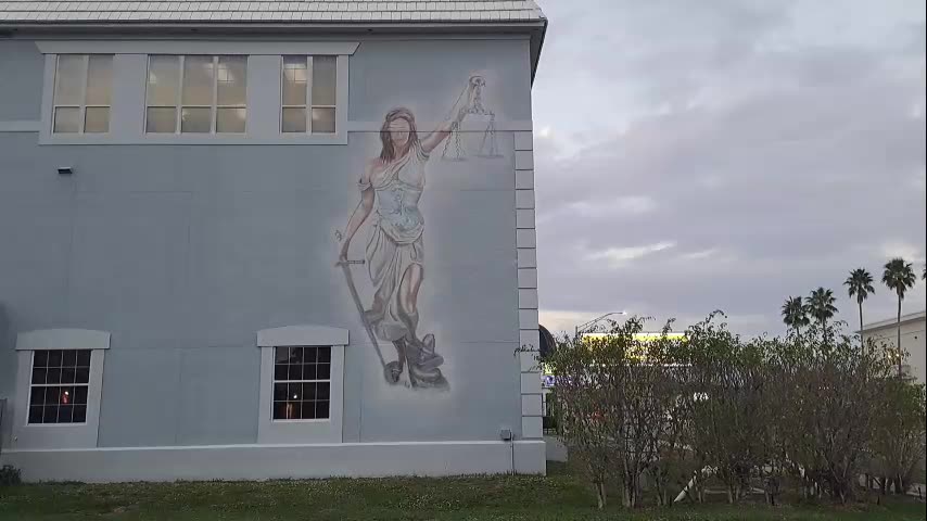 lady Justice is nude