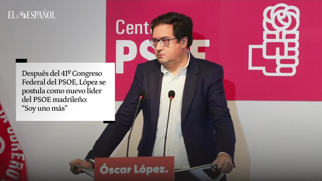 POLÍTICA | Óscar López, el ministro que quiere liderar el PSOE madrileño tras la dimisión de Lobato