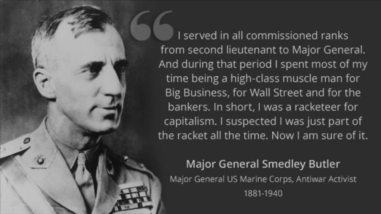 Smedley Butler，a two stars general Was The Most Decorated Marine