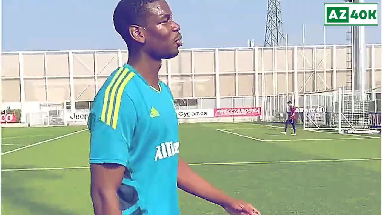 Paul Pogba is Back To Training With Juventus After Knee Injury in July