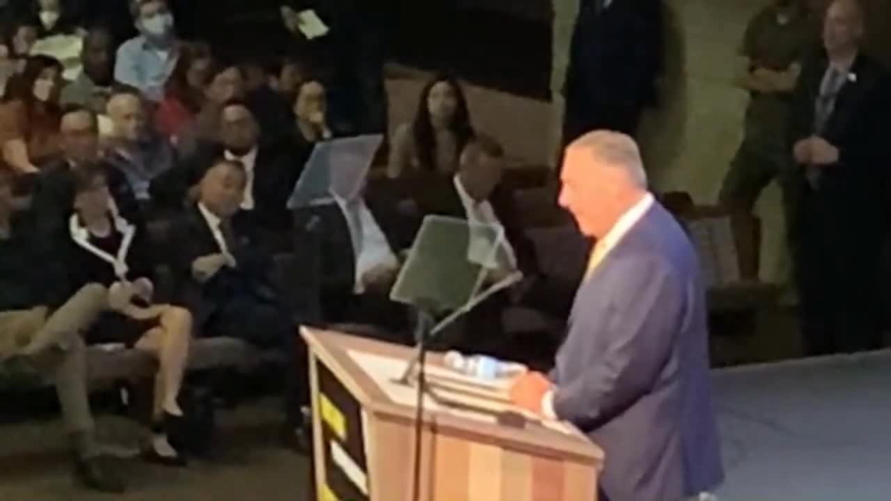 Mike Pompeo nói chuyện ở San Jose 17/10/2021